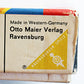 Otto Maier Verlag - rare graphic double-sided jigsaw puzzle for Ravensburger 1973