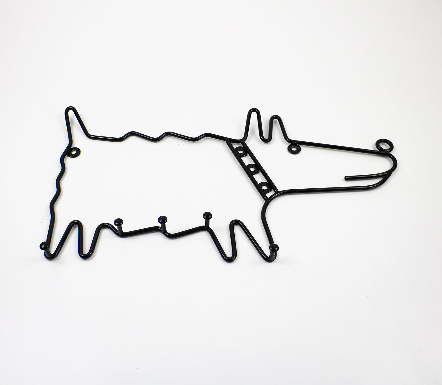 Retired wire dog coat rack hooks / sculpture by IKEA