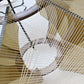 Paul Secon for Sompex mid century lucite / smoked perspex and nylon thread ceiling lampshade