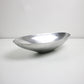 1990s Valerie Graham postmodern salad bowl and servers set in alumnium