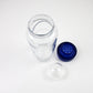Vintage Luigi Bormioli Cocktail Party Blue - shaker and measuring jug in glass and lucite