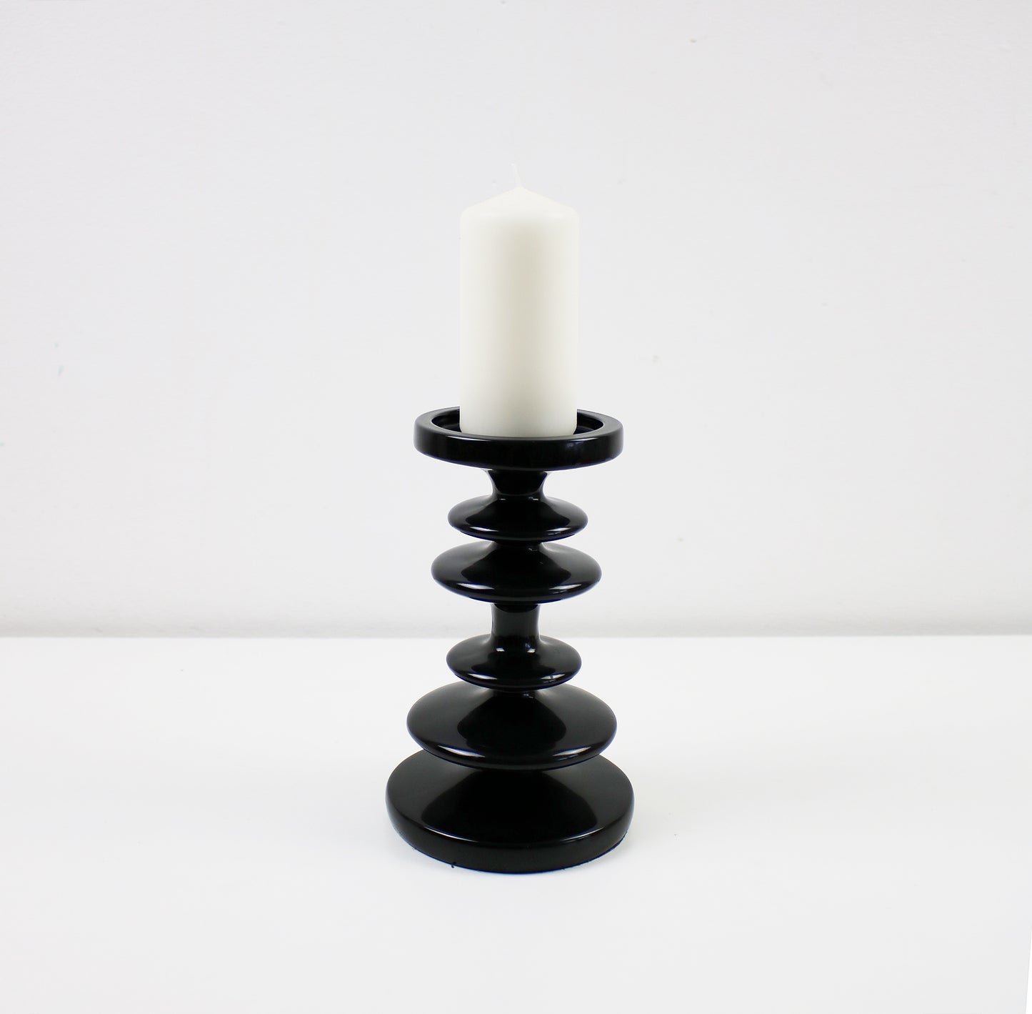 Large pillar candle holder - Andrew Martin preloved
