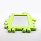 Eva Lundgreen for IKEA 2011 Barnslig splat children's green foam mirror - preloved