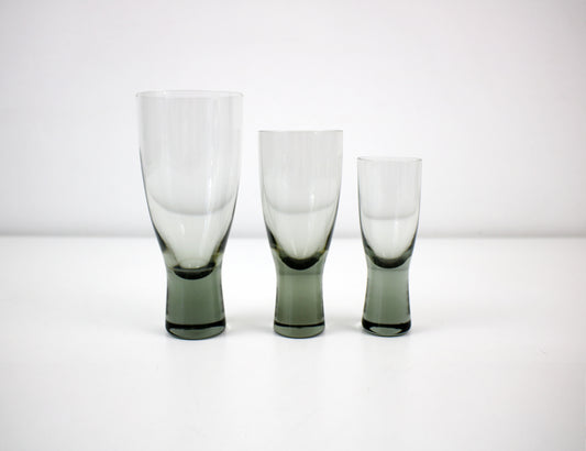 Pairs of Canada glasses by Per Lutken for Holmegaard - different sizes available