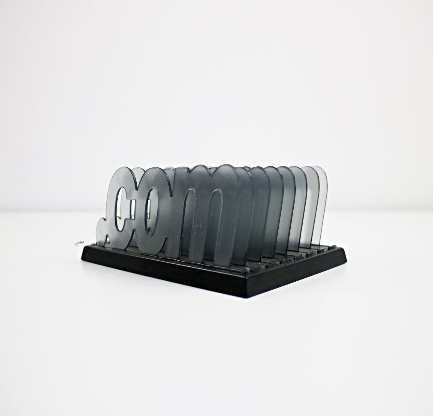 Rare .COM (dot com) CD rack from the late 90s/early 2000s