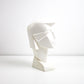 Original Lindsey B Brian or Brunhilde full face mannequin wall sculptures (stand also available) in white resin