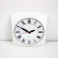 Postmodern / space age wall clock F Castiglione Morelli for Guzzini 1980s / 90s