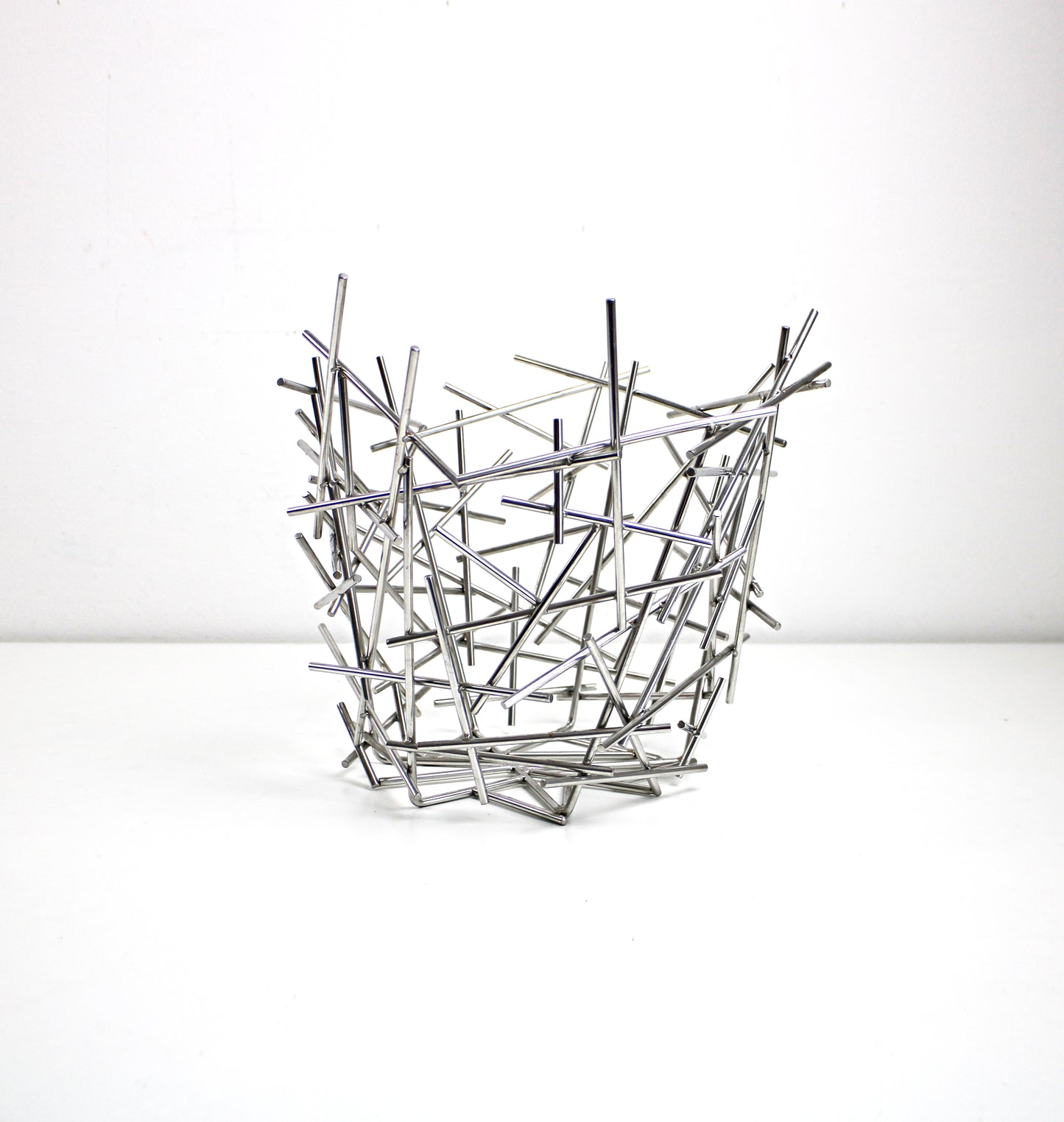 Preloved Alessi Blow Up Citrus Basket fruit /bread by Fratelli Campana - large steel