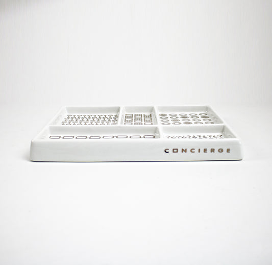 Preloved and retired SELETTI Concierge dish - ceramic tray