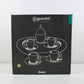 1990s  Guzzini Zaza postmodern 4 person coffee set on tray by Angletti and Ruzza
