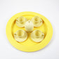 1990s  Guzzini Zaza postmodern 4 person coffee set on tray by Angletti and Ruzza