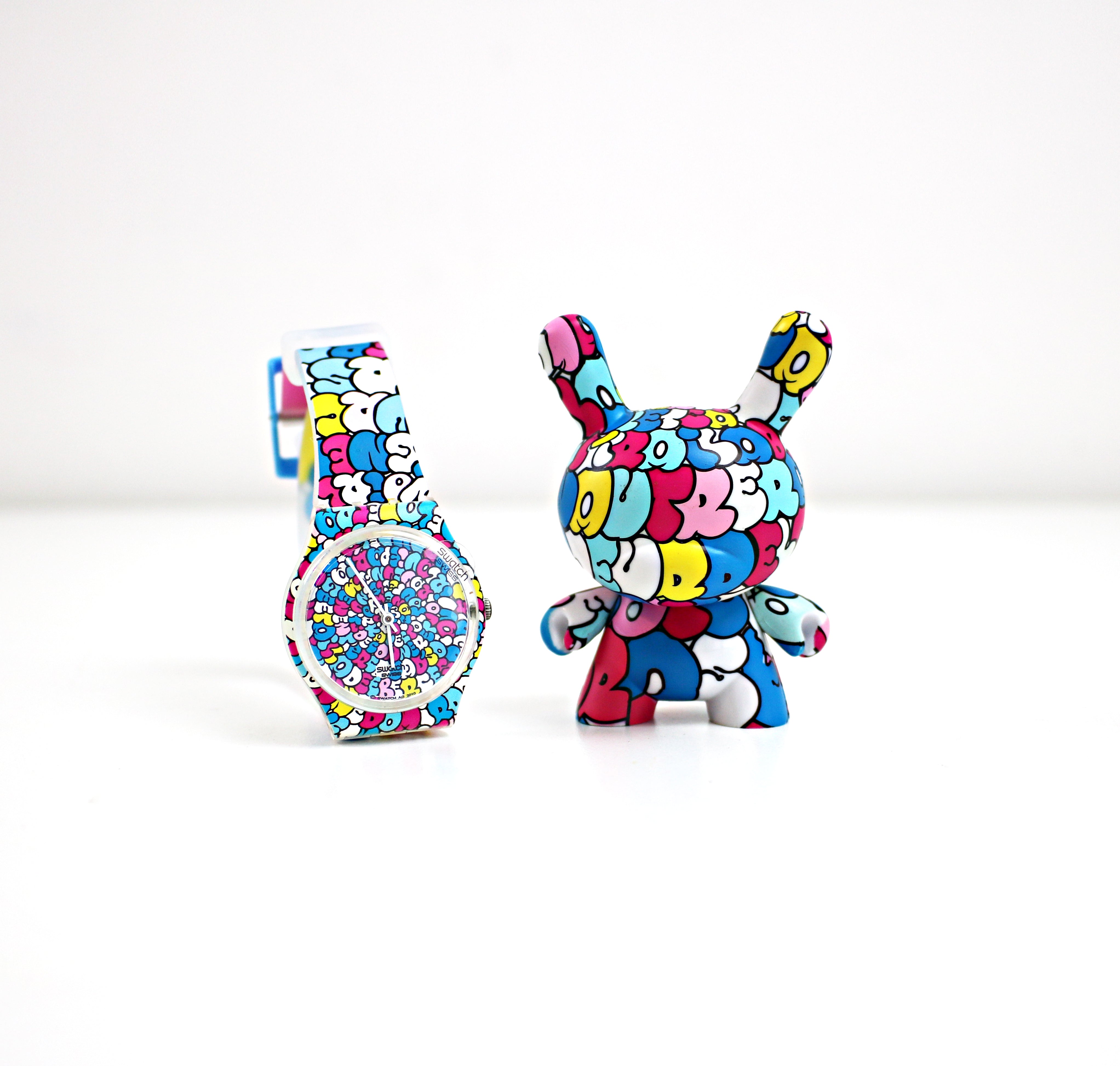 KIDROBOT for Swatch Watch and 3