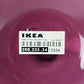 Ria Falk for IKEA handblown mulberry coloured glass onion / ball vases 2 available.