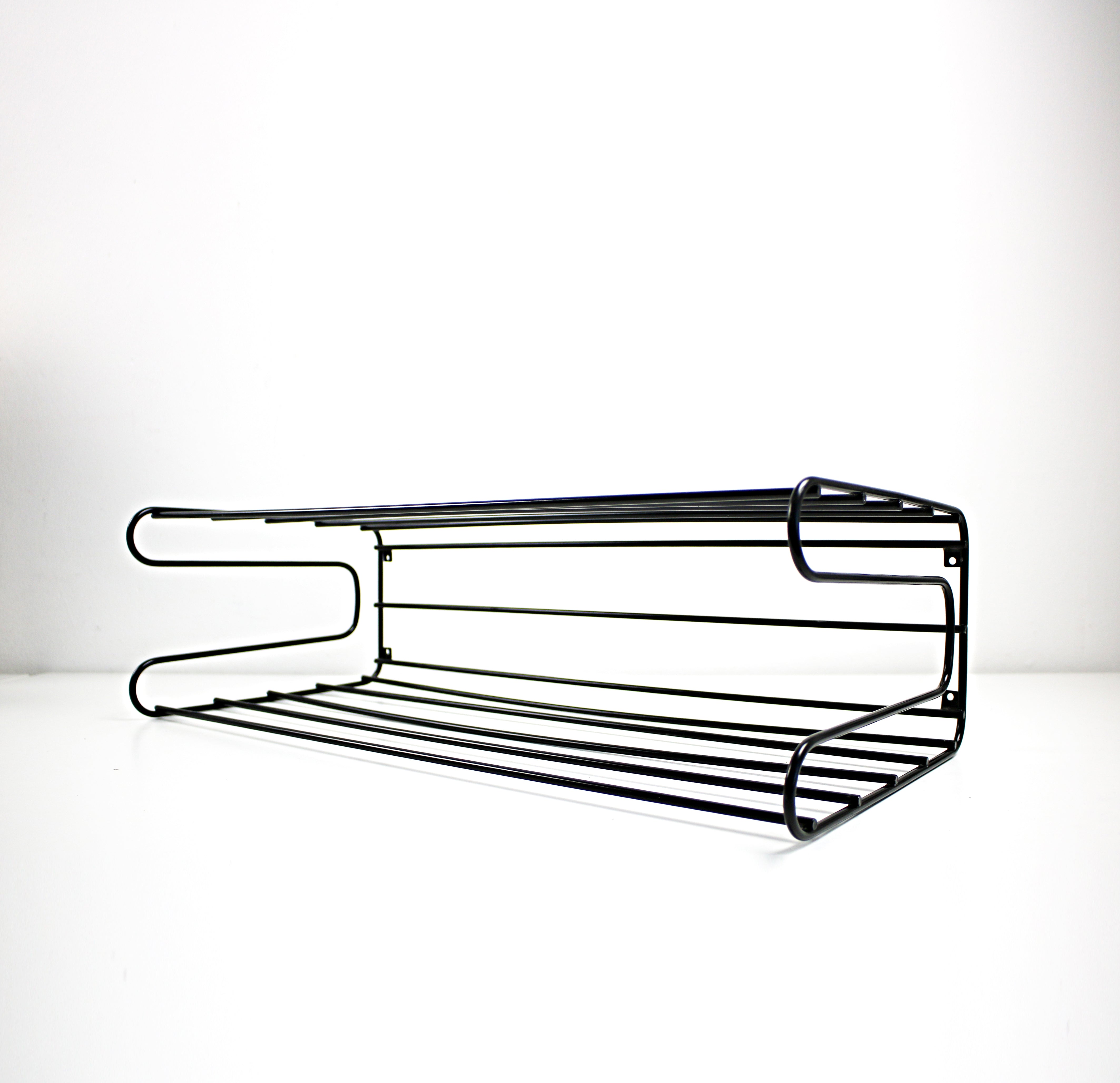 Vintage IKEA Fran range red wire metal shelf shelves 90s – Kuladot