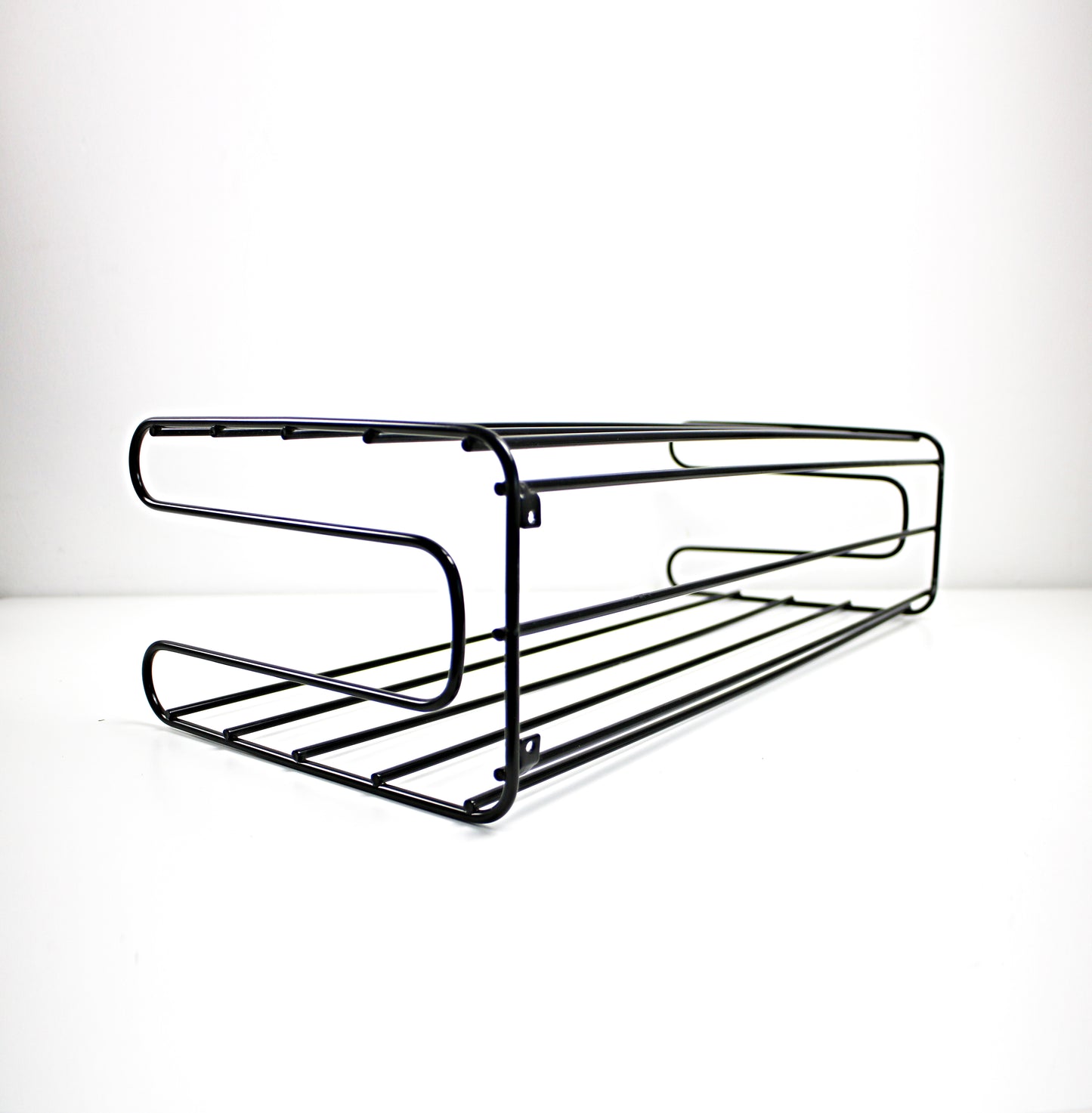 Vintage IKEA Fran range red wire metal shelf shelves 90s