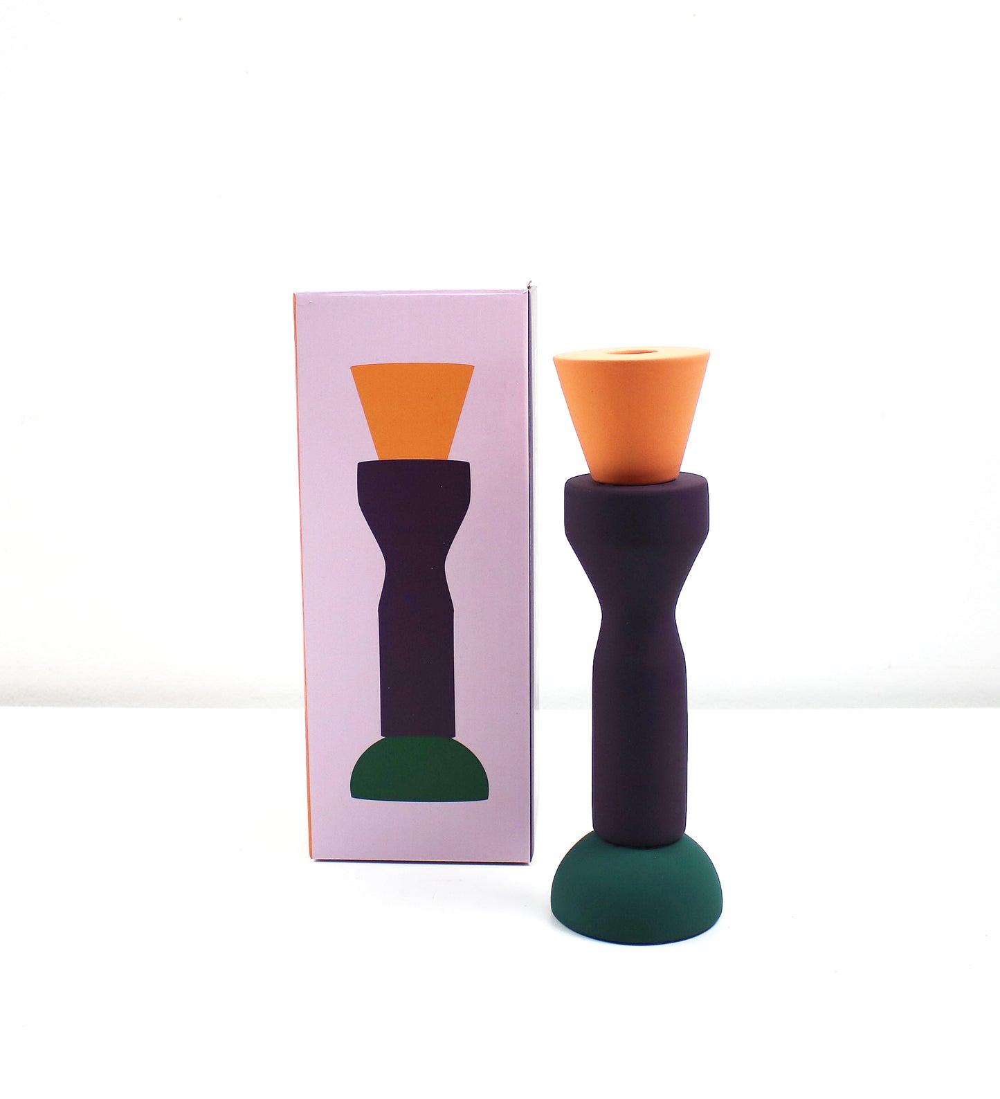 Maegen Postmodern ceramic Stack candlestick - 3 designs available - new item