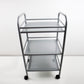 Perforated and tubular metal trolley by Hagberg and Hagberg for IKEA Preloved and retired.