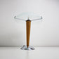 Kvintol beech, chrome and glass lamp IKEA 1997