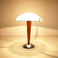 Kvintol beech, chrome and glass lamp IKEA 1997