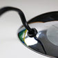 Kvintol beech, chrome and glass lamp IKEA 1997