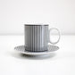 Retired Habitat espresso cup set - Dandy porcelain 2015 Unused stock