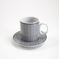 Retired Habitat espresso cup set - Dandy porcelain 2015 Unused stock