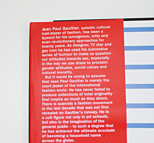 Jean Paul Gaultier by Colin McDowell: Hardback book - First Edition + First State (Cassell-only imprint) + Printed in Italy