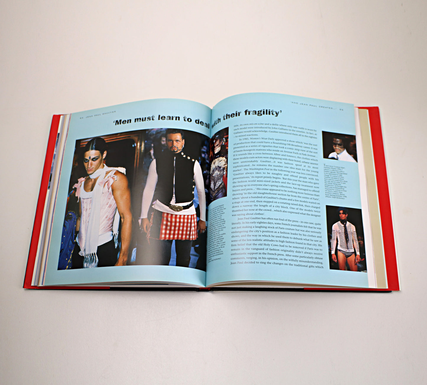 Jean Paul Gaultier by Colin McDowell: Hardback book - First Edition + First State (Cassell-only imprint) + Printed in Italy