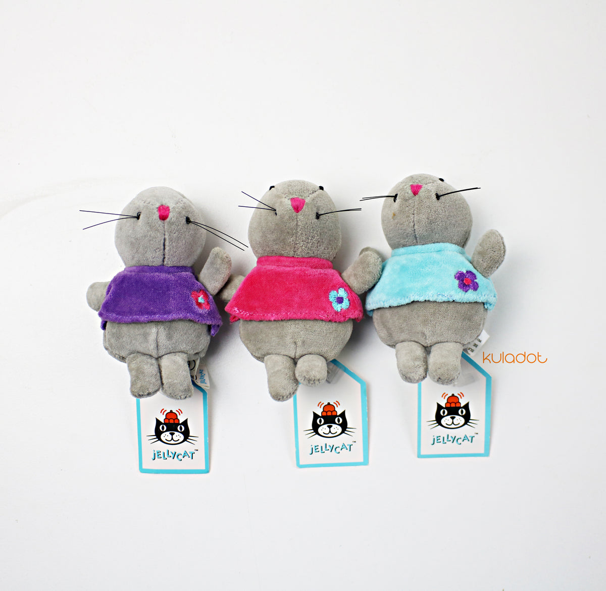 Jellycat rare and retired vintage Merry Moles with TAGS - sold individually - 3 colours available.