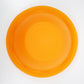 1990s post modern acrylic serving bowl in Satinato Orange - Lollipop range by Guzzini Italy. Unused stock