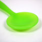 1990s post modern acrylic salad servers in Satinato Green - Lollipop range by Guzzini Italy. Unused stock