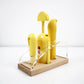 1980s Dario Foglio design bar set (Thema Progetti for Guzzini) bottle opener, corkscrew and nutcrackers