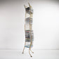 Stunning gold finish Postmodern wavy CD tower - Vintage rare item