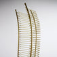 Stunning gold finish Postmodern wavy CD tower - Vintage rare item