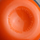 Pairs of modernist Pyrex Brasilia - glass and plastic cups - black and orange or black and yellow