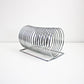 Kontarek space age modernist spiral coil record rack in chrome - rare item