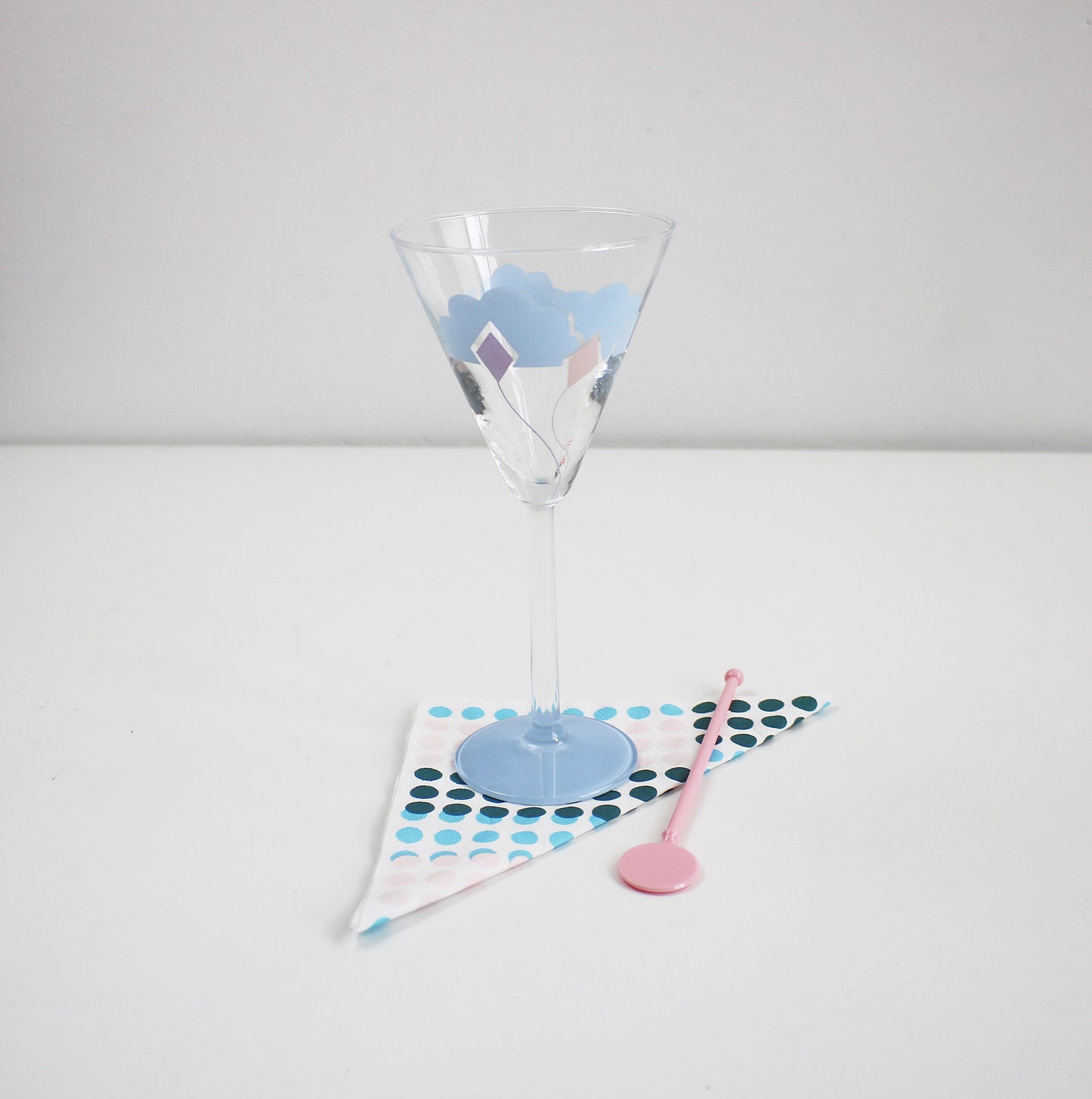 RESERVED RC - mid century glass top coffee table, jens quistgard tray, 1980s cocktail glasses