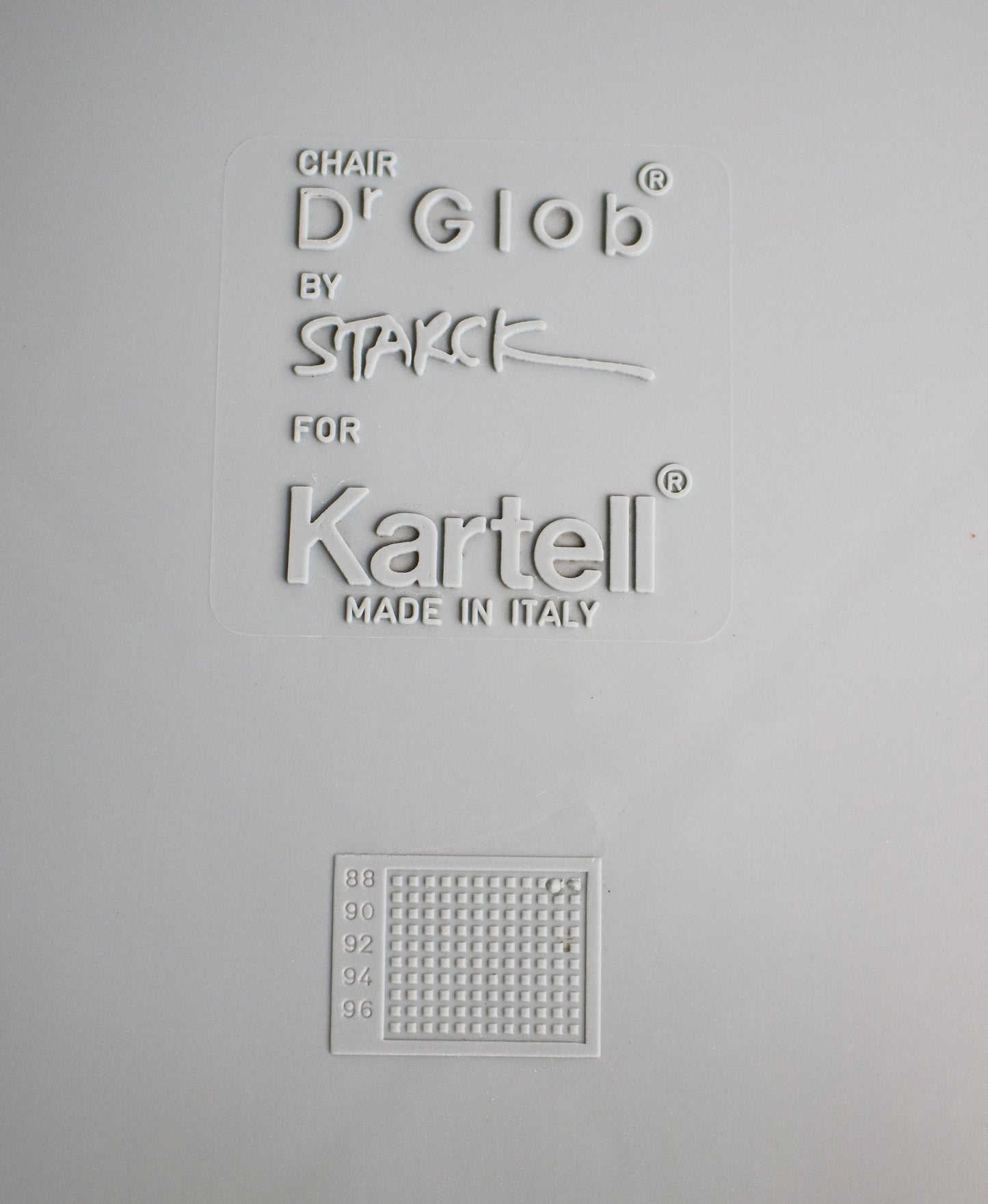 Individual (6 available) 1980s 1990s Philippe Starck Dr Glob chairs by Kartell Italy NOTE ON DELIVERY
