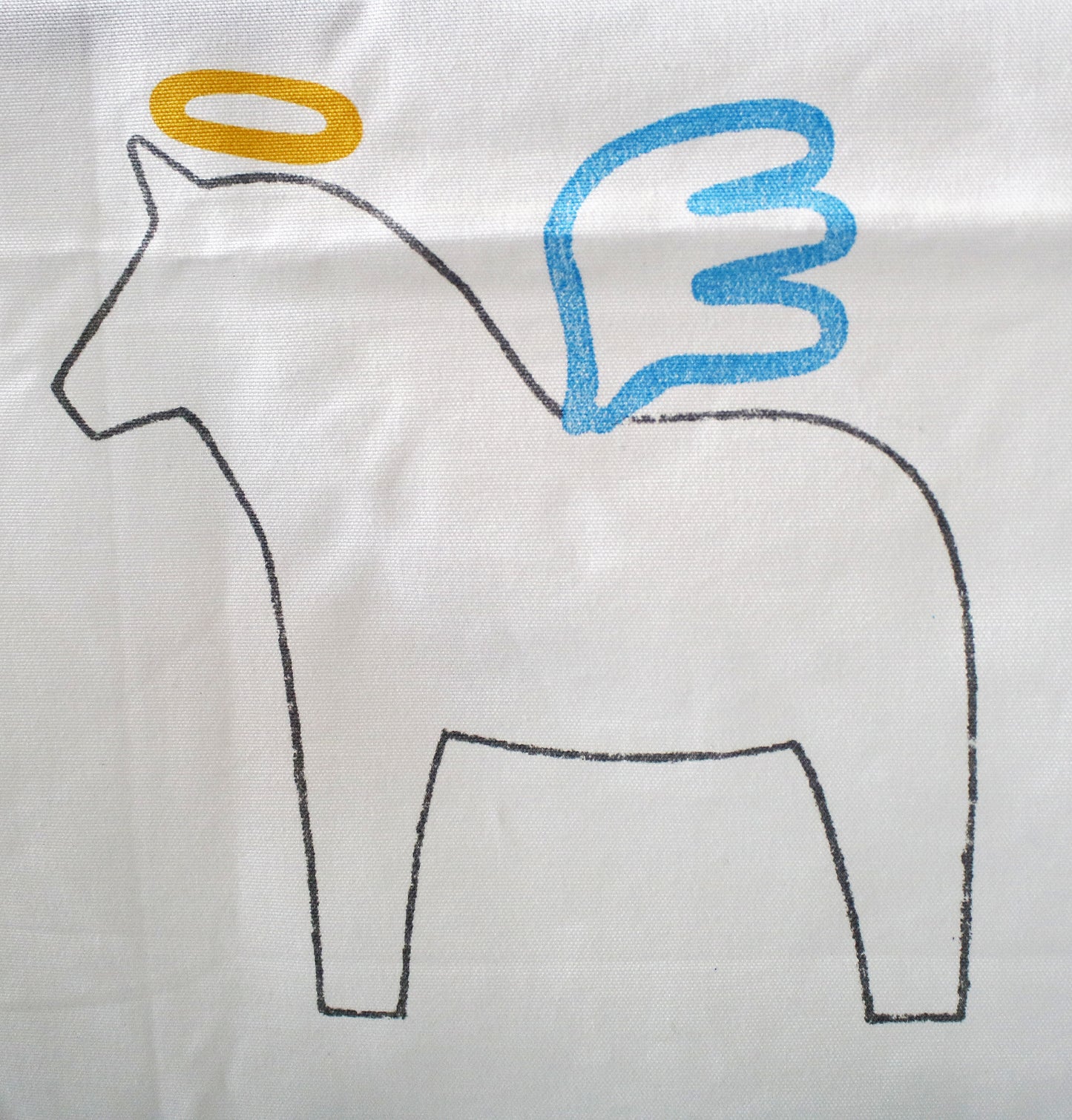 Dala horse fabric length by Katarina Brieditis for IKEA 2004