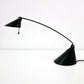 Adjustable desk lamp in black 1997 post modernism Paras by Dar Lighting