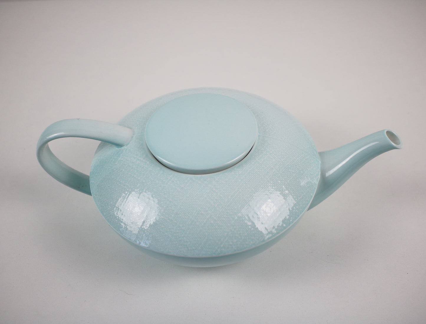 Noir Aqua tea serving set by Villeroy & Boch - retired design early 21st century