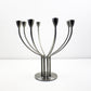 Stockholm steel candelabra by Knut and Marianne Hagberg for Ikea