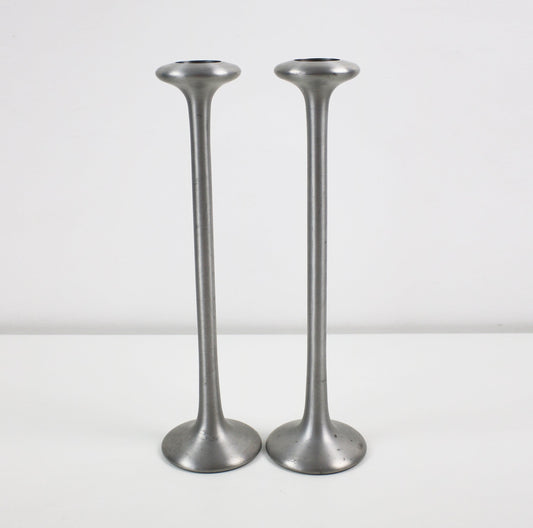 Kagla metal candlestick pair by Carl Ojerstam for IKEA 1990s