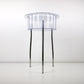 Ehlen Johansson for IKEA Hatten clear acrylic and metal side table with tray