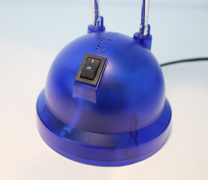 Frosted plastic desk light 1990s / Y2K - Purple or Blue