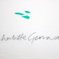 Dachshund Artist's Proof screen print - Green Feet by Charlotte Gerrard