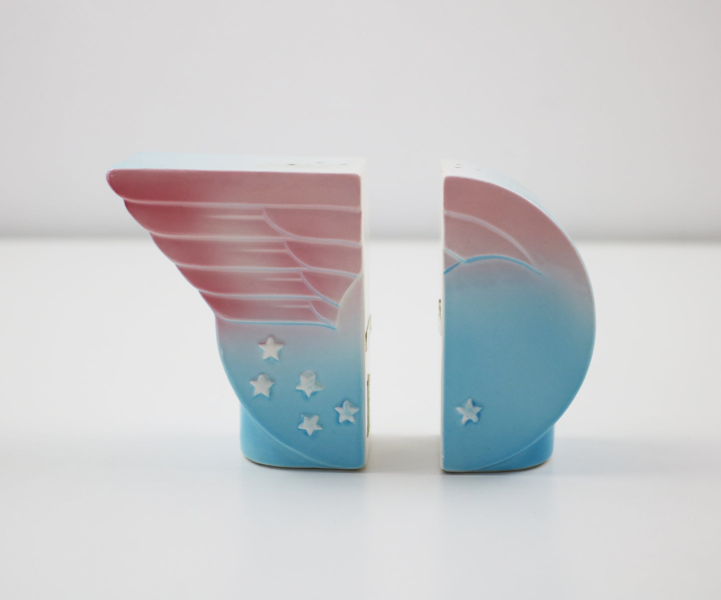 Wings and Stars salt and pepper shaker set by Pelzman Designs for Vandor.