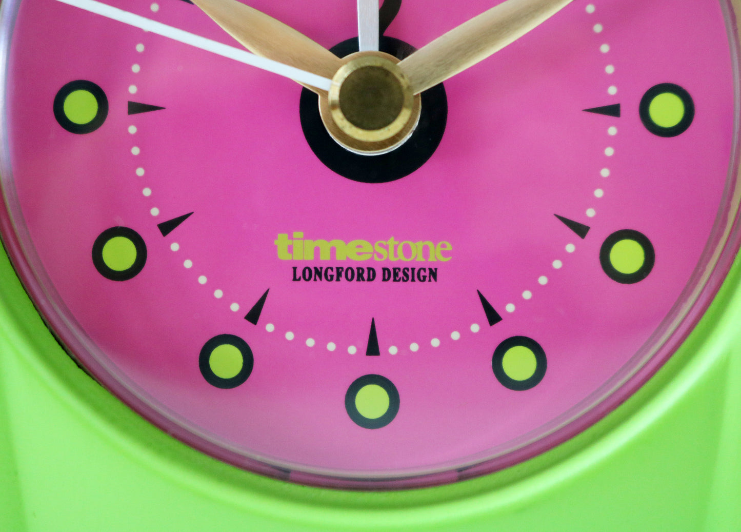 1980s Memphis post-modern clock by Timestone Longford Design