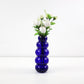 Deep blue glass hoop vase. Handmade by IKEA 1995