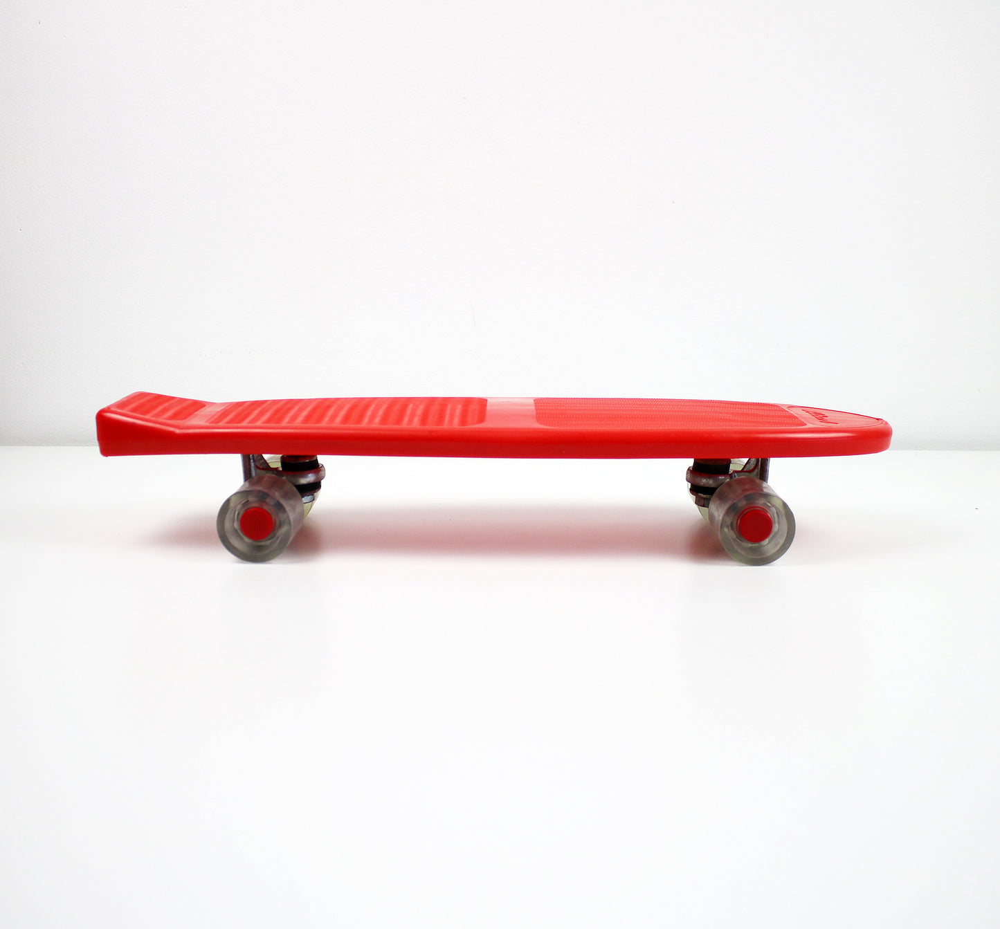 1980s West German Albert skateboard - red plastic unused